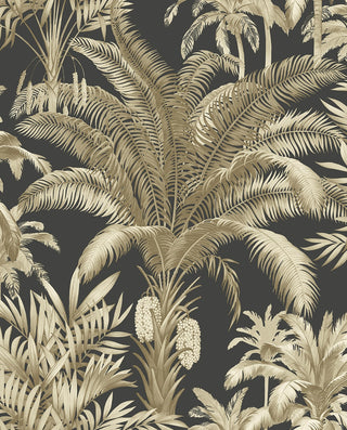 PR12100 palm leaf prepasted wallpaper from Seabrook Designs