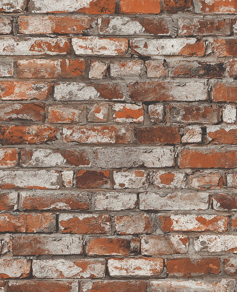 Tailor Faux Brick Prepasted Wallpaper