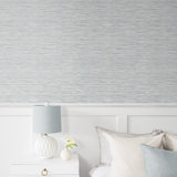 PR12308 faux grasscloth prepasted wallpaper bedroom from Seabrook Designs