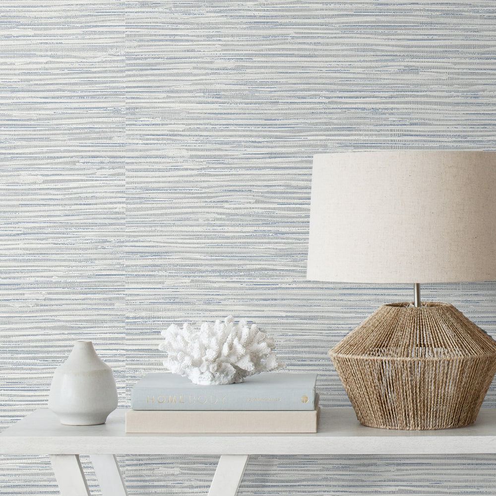 
                  
                    PR12308 faux grasscloth prepasted wallpaper decor from Seabrook Designs
                  
                