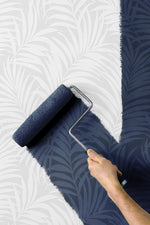 Paintable palm wallpaper painted PW20200 from Seabrook Designs