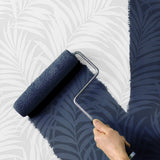 Paintable palm wallpaper painted PW20200 from Seabrook Designs