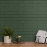 PW20800 Paintable Faux Limestone Brick Unpasted Wallpaper