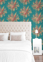 Floral wallpaper bedroom SD20005WR from Say Decor