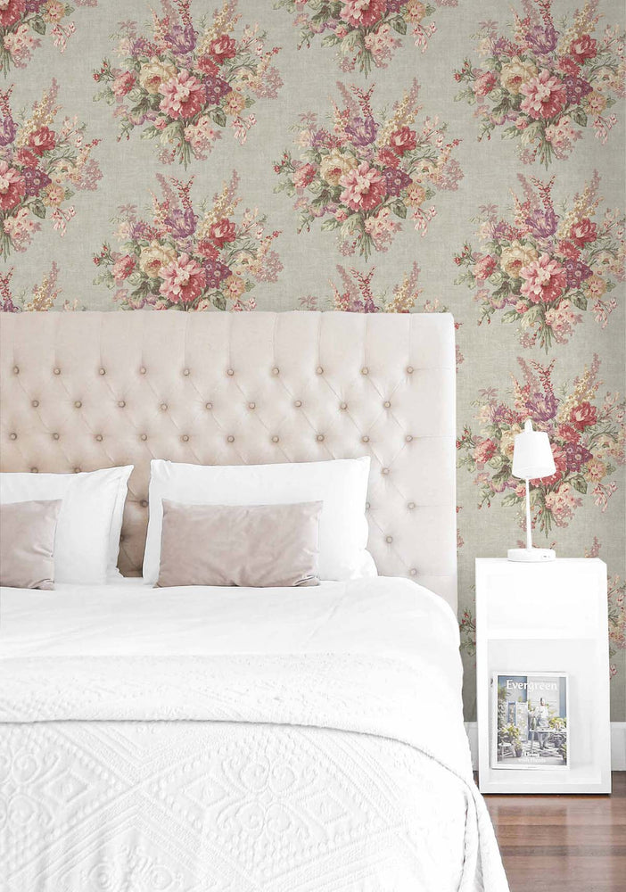 Floral wallpaper bedroom SD90005WR from Say Decor