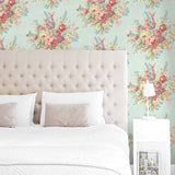 Floral wallpaper bedroom SD21005WR from Say Decor