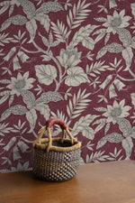 RY30201 rainforest leaves botanical wallpaper from the Boho Rhapsody collection by Seabrook designs
