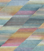 RY30313 multicolored rainbow diagonals striped wallpaper from the Boho Rhapsody collection by Seabrook Designs