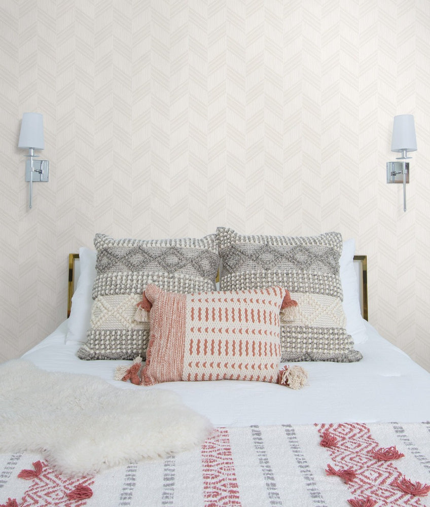 RY30410 chevron stripe wallpaper from the Boho Rhapsody collection by Seabrook Designs