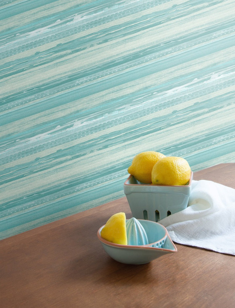 RY31304 horizon brushed stripe wallpaper from the Boho Rhapsody collection by Seabrook Designs