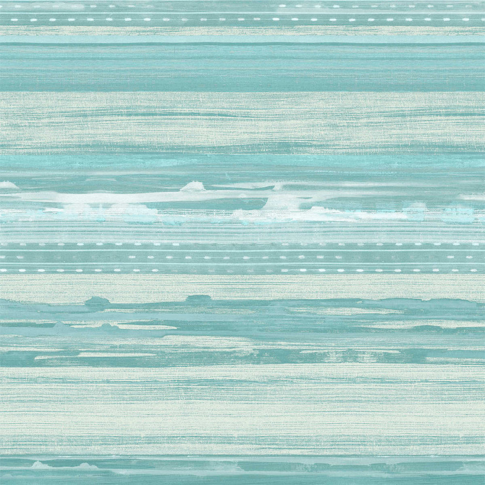 RY31304 teal horizon brushed stripe wallpaper from the Boho Rhapsody collection by Seabrook Designs