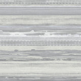 RY31310 gray horizon brushed stripe wallpaper from the Boho Rhapsody collection by Seabrook Designs