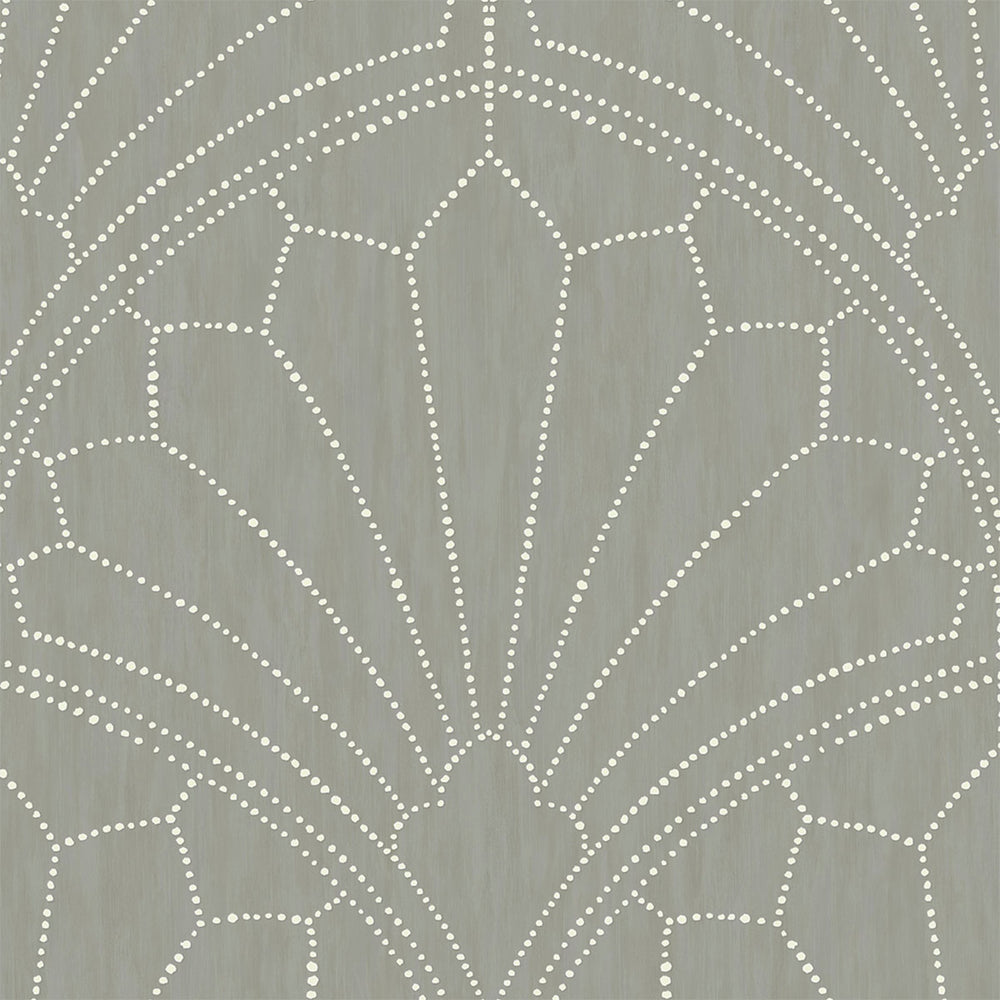 
                  
                    RY31515 gray scallop medallion geometric wallpaper from the Boho Rhapsody collection by Seabrook Designs
                  
                