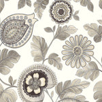 Boho Rhapsody Stone and Latte Calypso Paisley Leaf Fabric