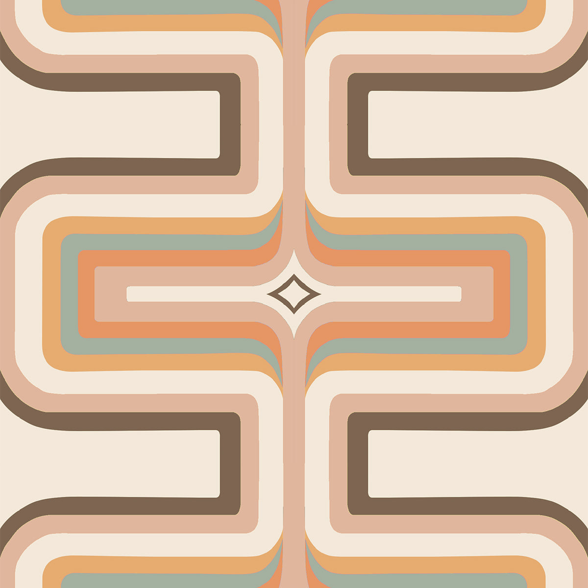 Retro wallpaper SJ1026 from Sharon Jane Studios