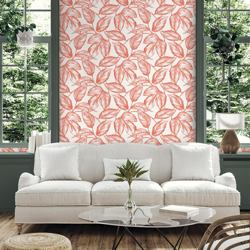 
                  
                    SC20001 leaf botanical wallpaper living room from the Summer House collection by Seabrook Designs
                  
                