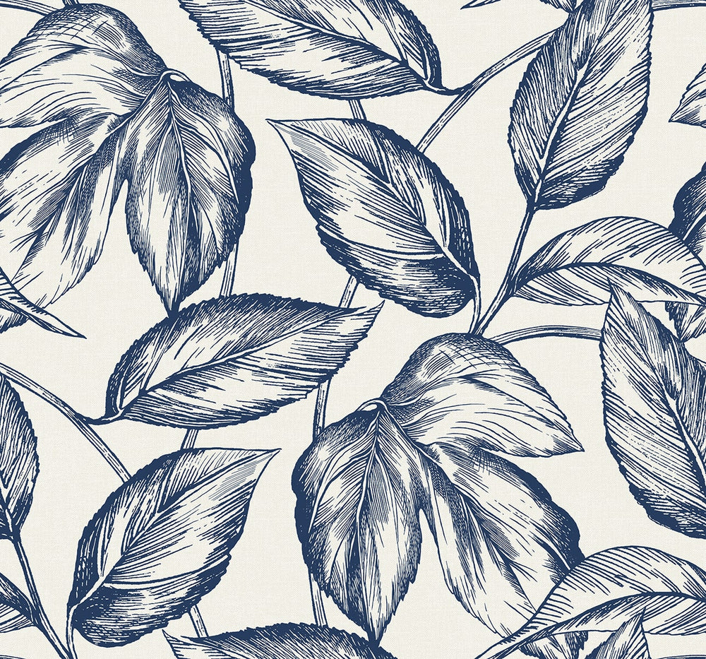 SC20002 leaf botanical wallpaper from the Summer House collection by Seabrook Designs
