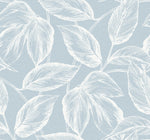 SC20022 leaf botanical wallpaper from the Summer House collection by Seabrook Designs