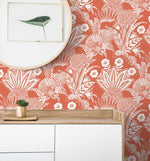 SC20101 palm grove wallpaper decor from the Summer House collection by Seabrook Designs