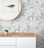 SC20108 palm grove wallpaper decor from the Summer House collection by Seabrook Designs
