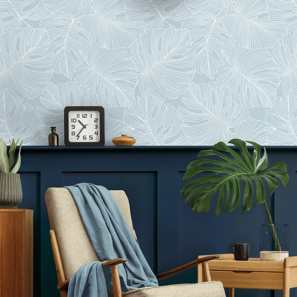 
                  
                    SC20202 palm leaf wallpaper entryway from the Summer House collection by Seabrook Designs
                  
                