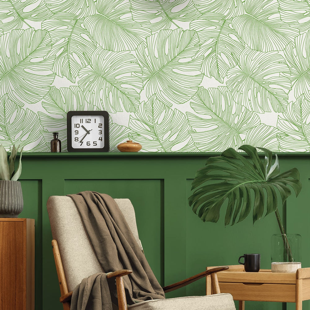 
                  
                    SC20204 palm leaf wallpaper entryway from the Summer House collection by Seabrook Designs
                  
                