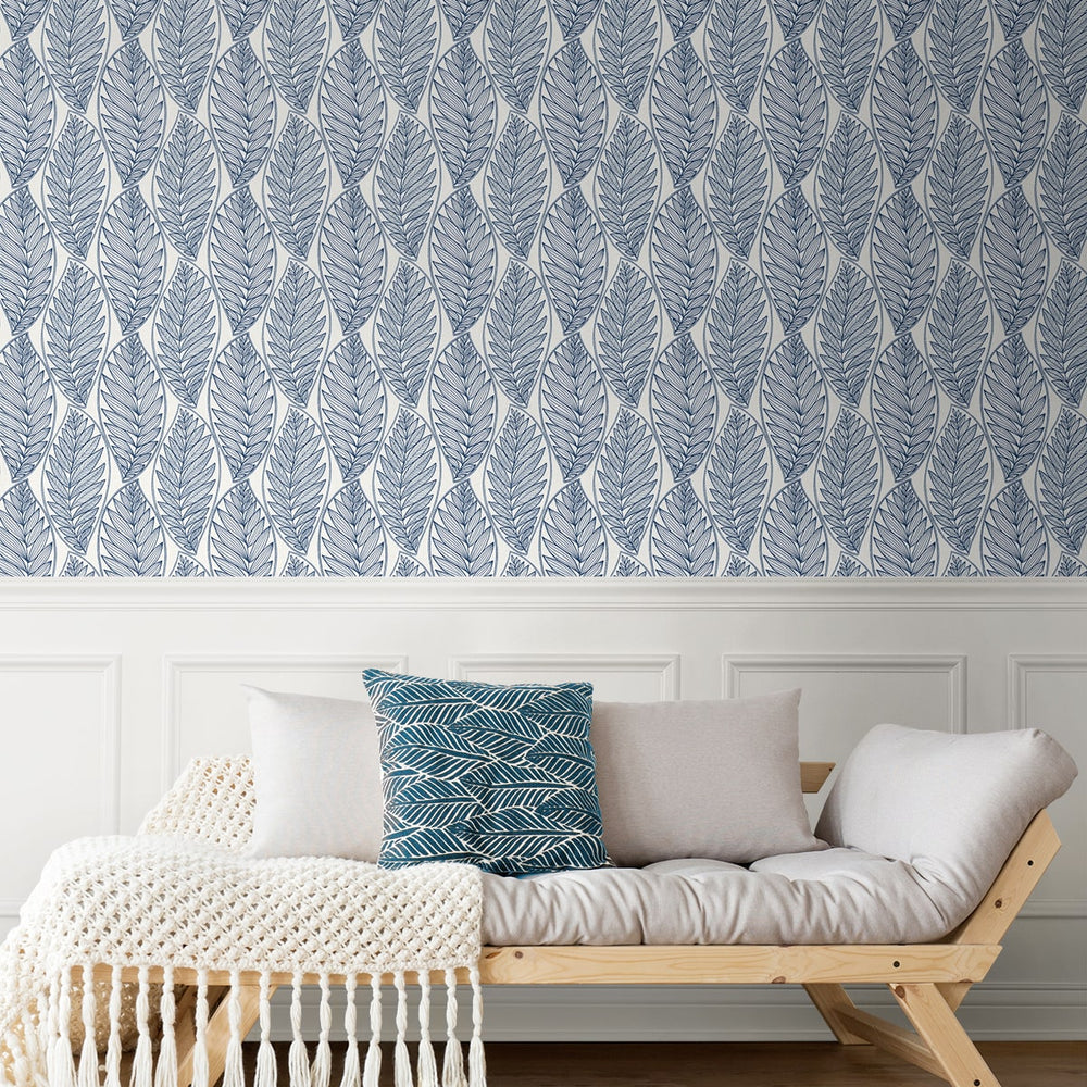 
                  
                    SC20302 leaf wallpaper living room from the Summer House collection by Seabrook Designs
                  
                