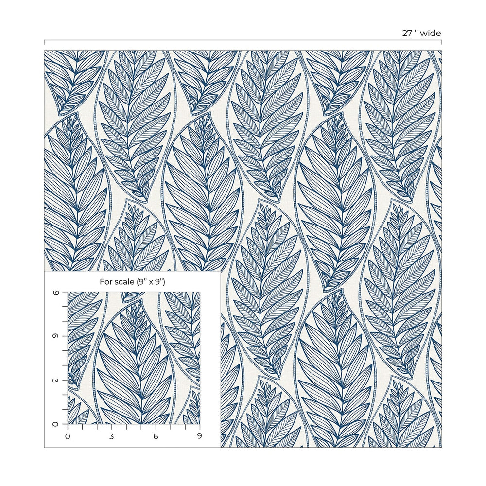 
                  
                    SC20302 leaf wallpaper scale from the Summer House collection by Seabrook Designs
                  
                