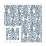 SC20302 leaf wallpaper scale from the Summer House collection by Seabrook Designs