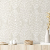 SC20305 leaf wallpaper from the Summer House collection by Seabrook Designs
