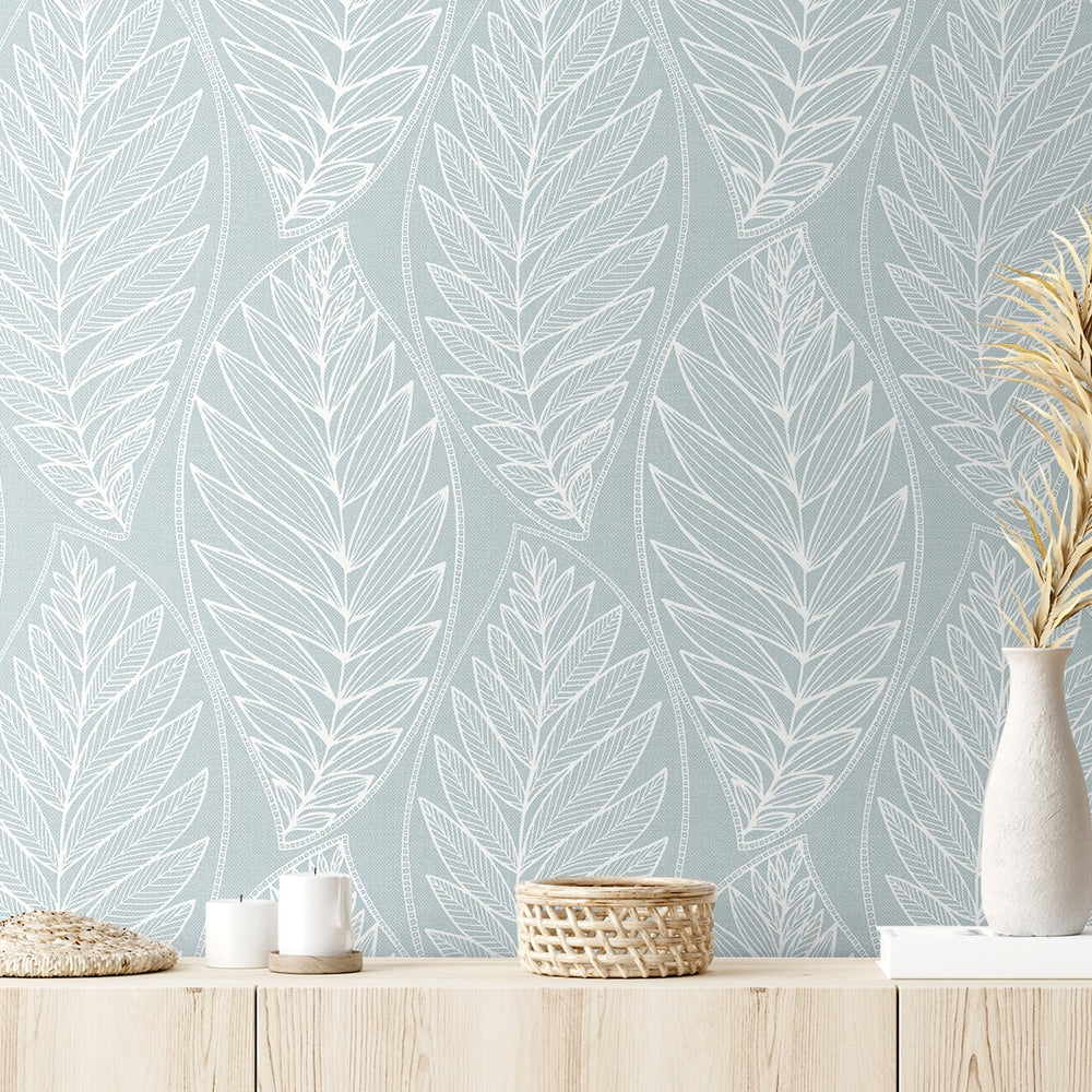 
                  
                    SC20312 leaf wallpaper decor from the Summer House collection by Seabrook Designs
                  
                