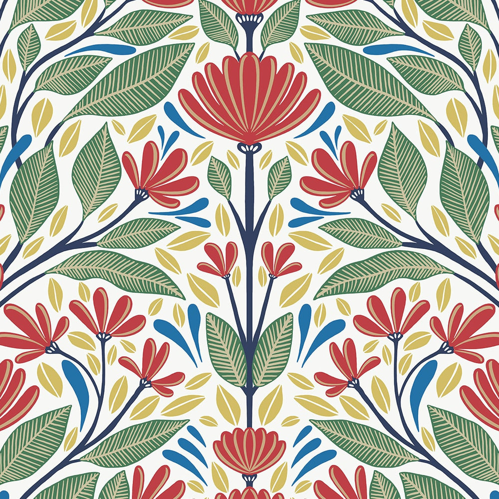 
                  
                    SC20601 folk floral wallpaper from the Summer House collection by Seabrook Designs
                  
                