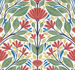 Summer House Carmela Folk Floral Unpasted Wallpaper