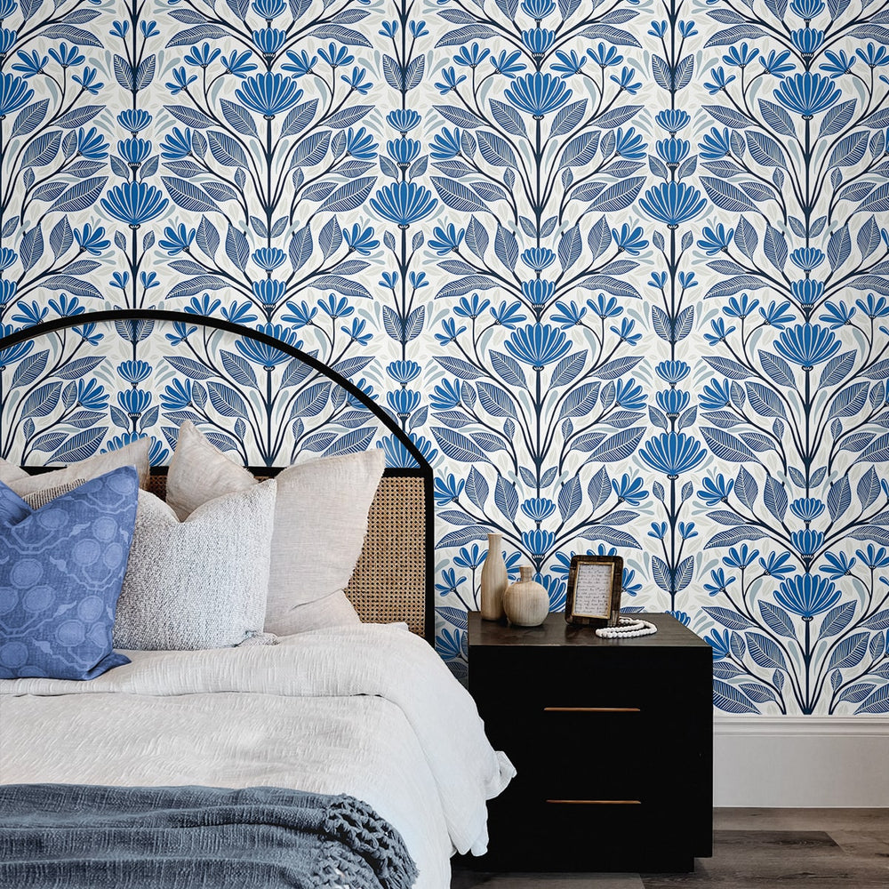 
                  
                    SC20602 folk floral wallpaper bedroom from the Summer House collection by Seabrook Designs
                  
                