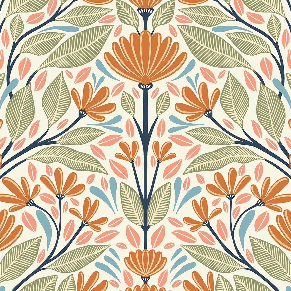 
                  
                    SC20606 folk floral wallpaper from the Summer House collection by Seabrook Designs
                  
                