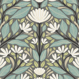 SC20608 folk floral wallpaper from the Summer House collection by Seabrook Designs