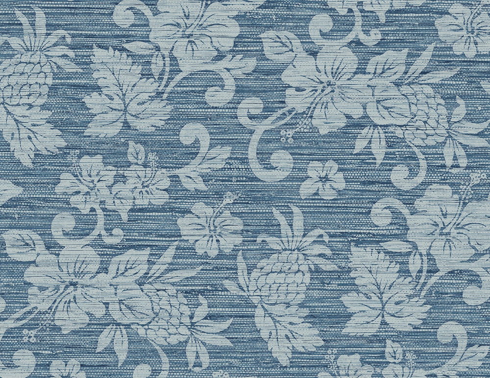 SC20802 floral vinyl wallpaper from the Summer House collection by Seabrook Designs