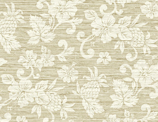 SC20805 floral vinyl wallpaper from the Summer House collection by Seabrook Designs