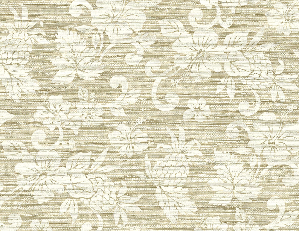SC20805 floral vinyl wallpaper from the Summer House collection by Seabrook Designs