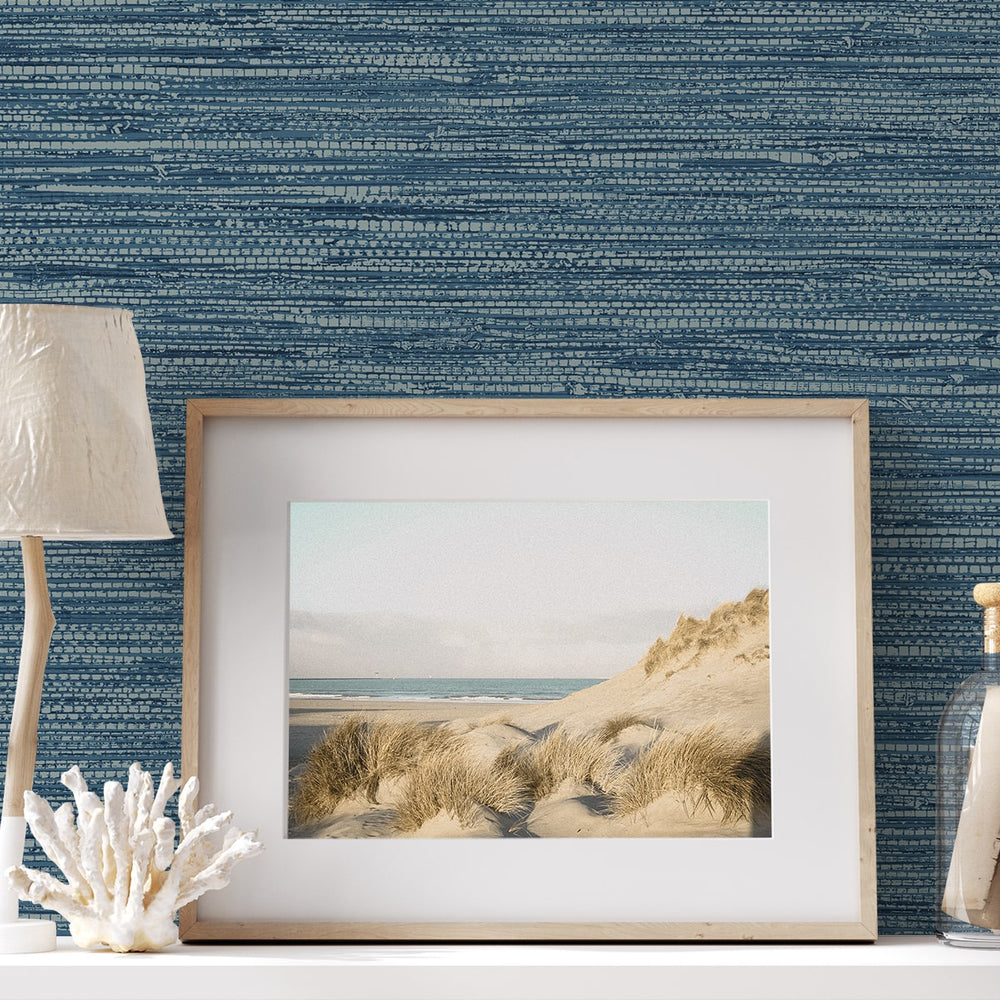 
                  
                    SC20902 faux jute textured vinyl wallpaper decor from the Summer House collection by Seabrook Designs
                  
                