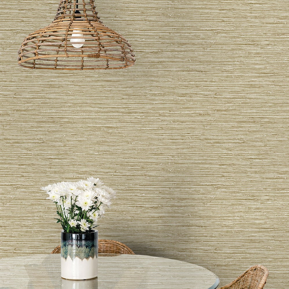 
                  
                    SC20905 faux jute textured vinyl wallpaper dining room from the Summer House collection by Seabrook Designs
                  
                