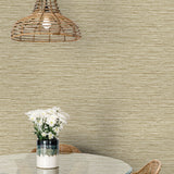 SC20905 faux jute textured vinyl wallpaper dining room from the Summer House collection by Seabrook Designs