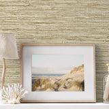 SC20905 faux jute textured vinyl wallpaper decor from the Summer House collection by Seabrook Designs