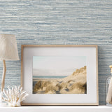 SC20912 faux jute textured vinyl wallpaper decor from the Summer House collection by Seabrook Designs