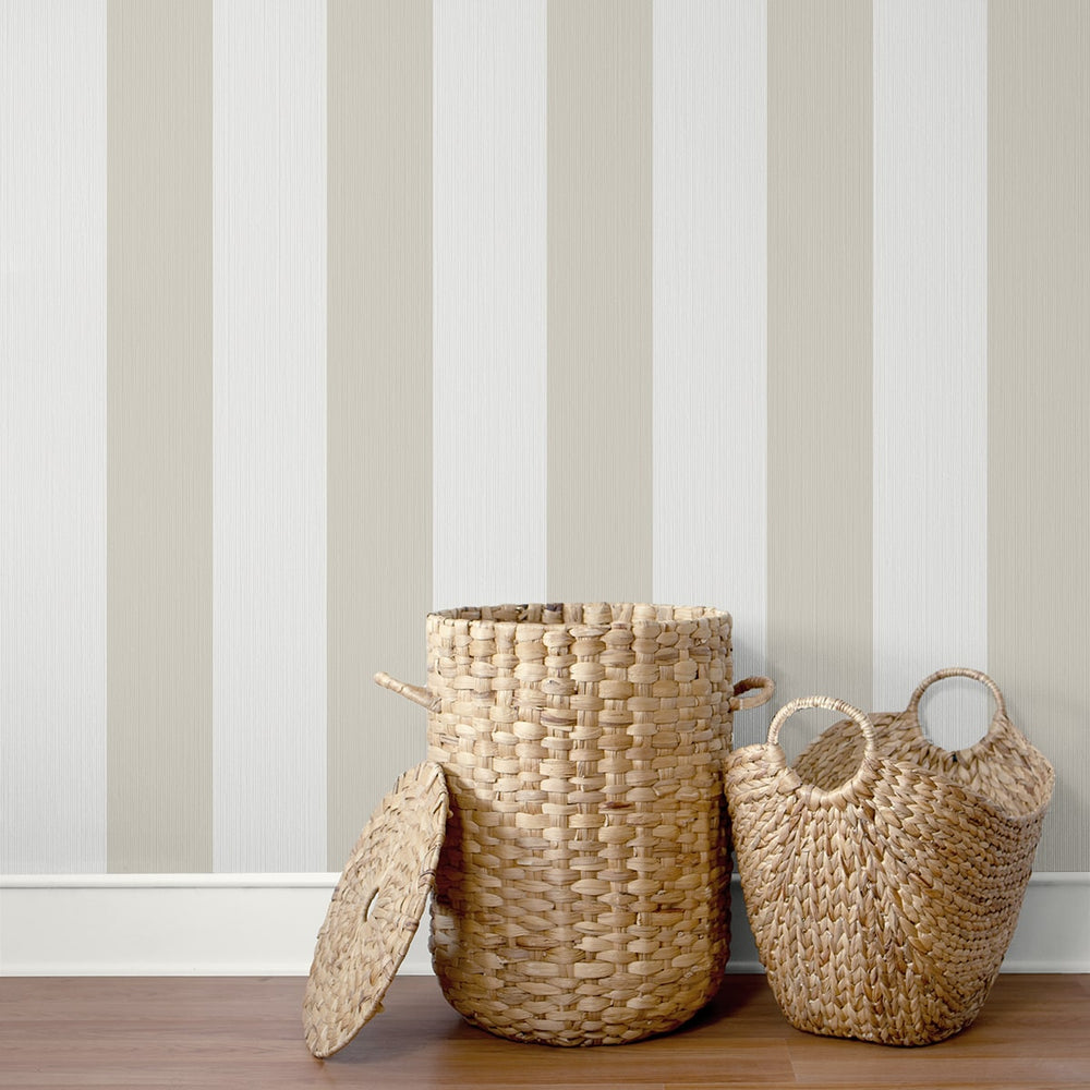
                  
                    SC21005 striped stringcloth wallpaper decor from the Summer House collection by Seabrook Designs
                  
                