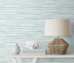 SC21102 striped stringcloth wallpaper decor from the Summer House collection by Seabrook Designs