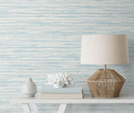 SC21112 striped stringcloth wallpaper decor from the Summer House collection by Seabrook Designs