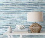 SC21122 striped stringcloth wallpaper decor from the Summer House collection by Seabrook Designs
