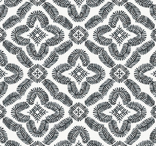 Summer House Talia Medallion Botanical Unpasted Wallpaper
