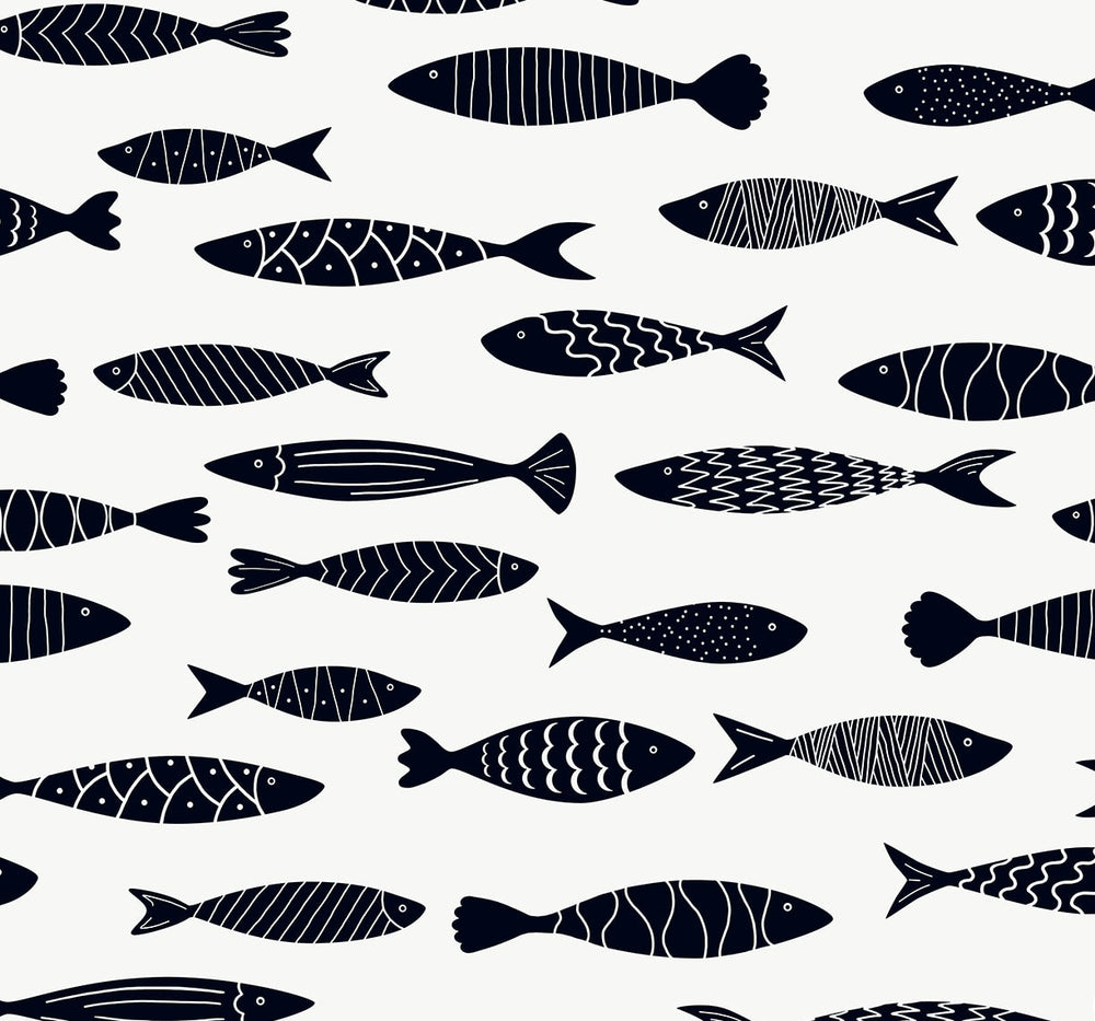 SC21500 fish coastal wallpaper from the Summer House collection by Seabrook Designs